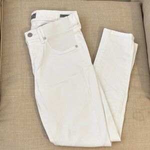 Citizens of Humanity Maternity Avedon Ankle White Jeans size 26
